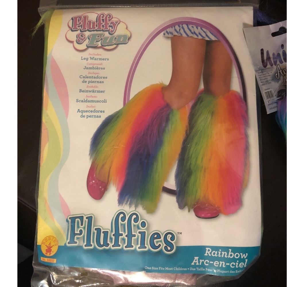 Colorful leg warmers
